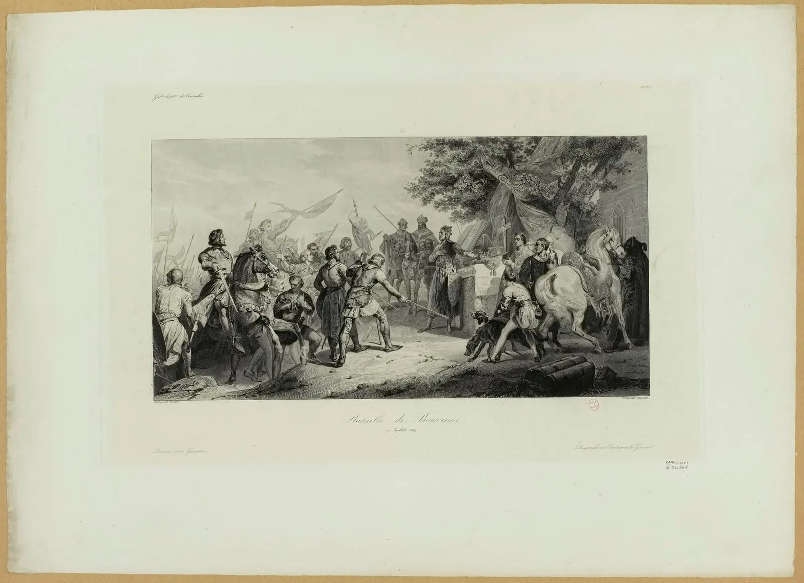 La bataille de Bouvines, par Alphonse Charles Masson