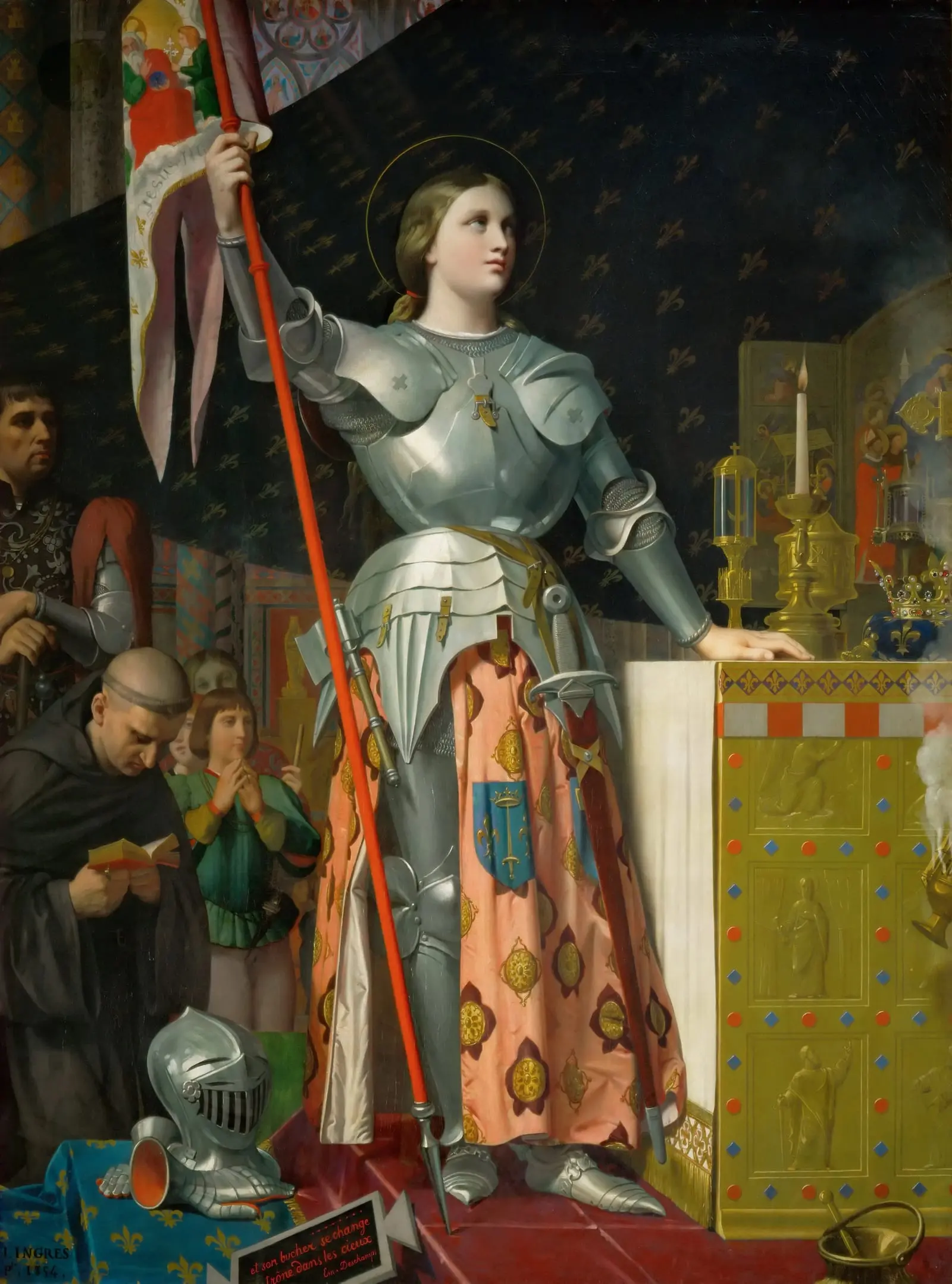 Jeanne d’Arc au sacre de Charles VII, par Jean-Auguste-Dominique Ingres