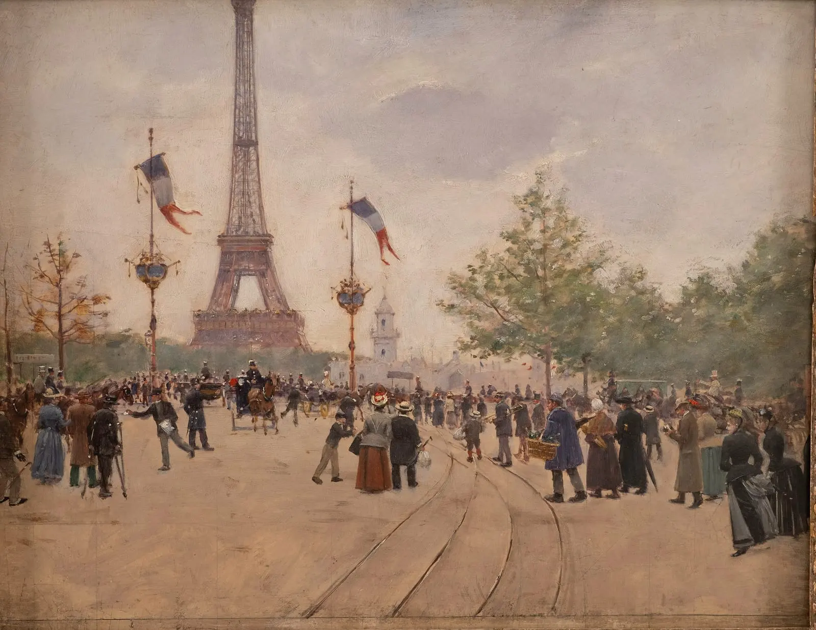 Entrée de l’Exposition universelle de 1889, par Jean Béraud