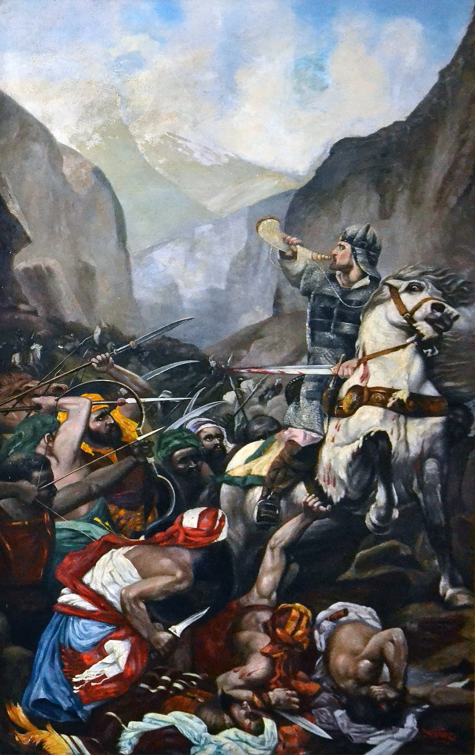 La bataille de Roncevaux, par Wolfgang von Bibra