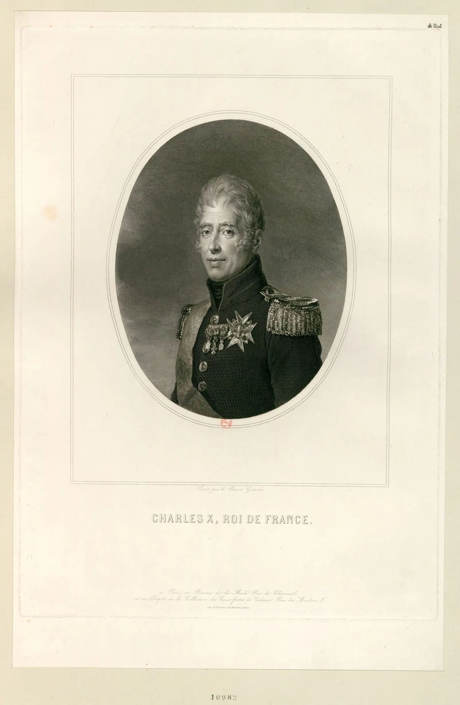 Charles X, roi de France, par François Gérard