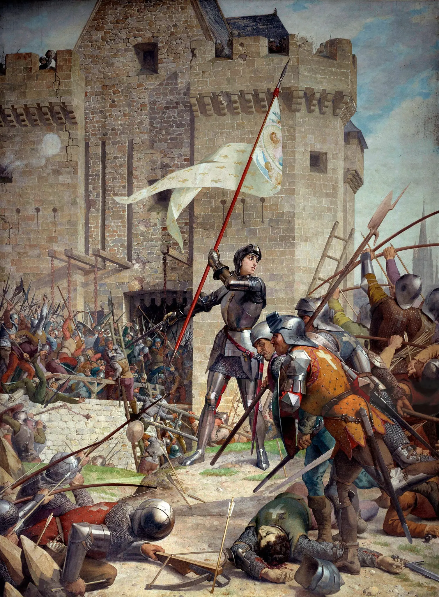 Jeanne d’Arc au siège d’Orléans, par Eugène Lenepveu