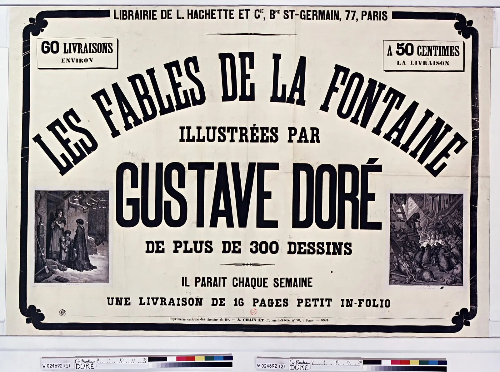 Les Fables de La Fontaine illustrées par Gustave Doré, par Gustave Doré