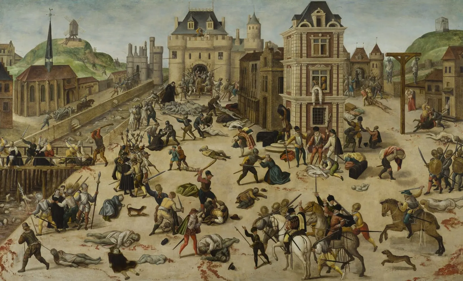 Le massacre de la Saint-Barthélemy, par François Dubois