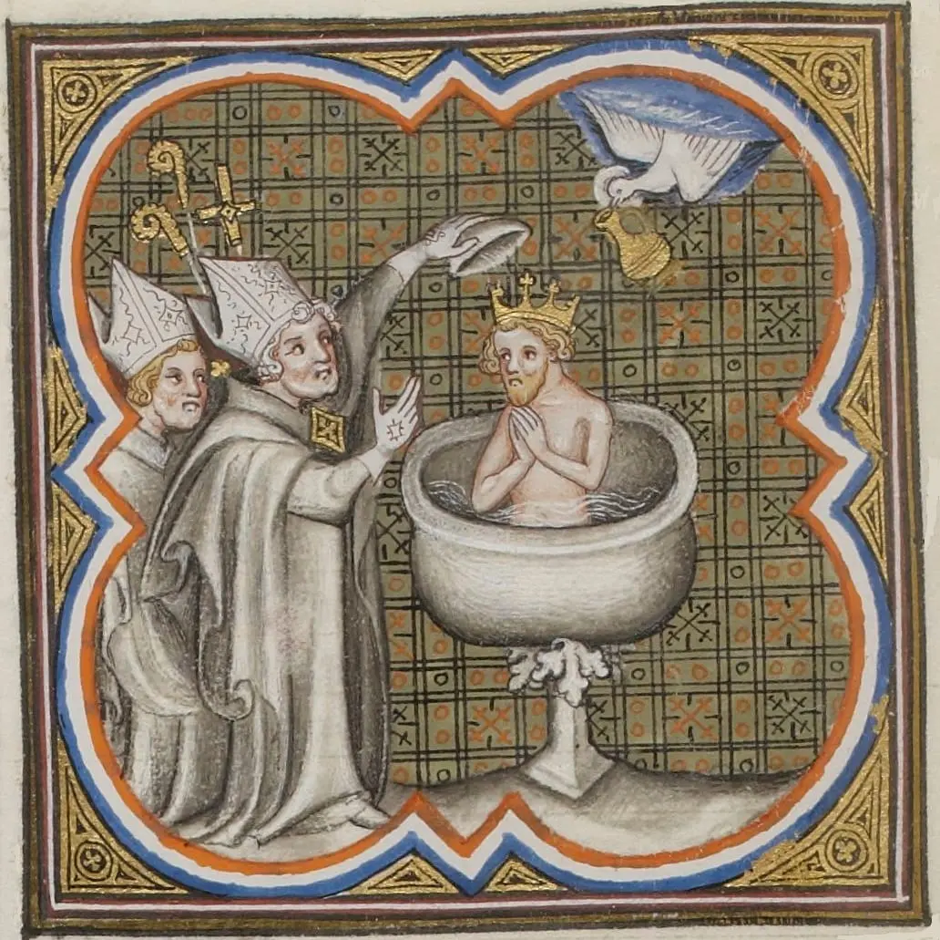 Le baptême de Clovis, par Auteur inconnu