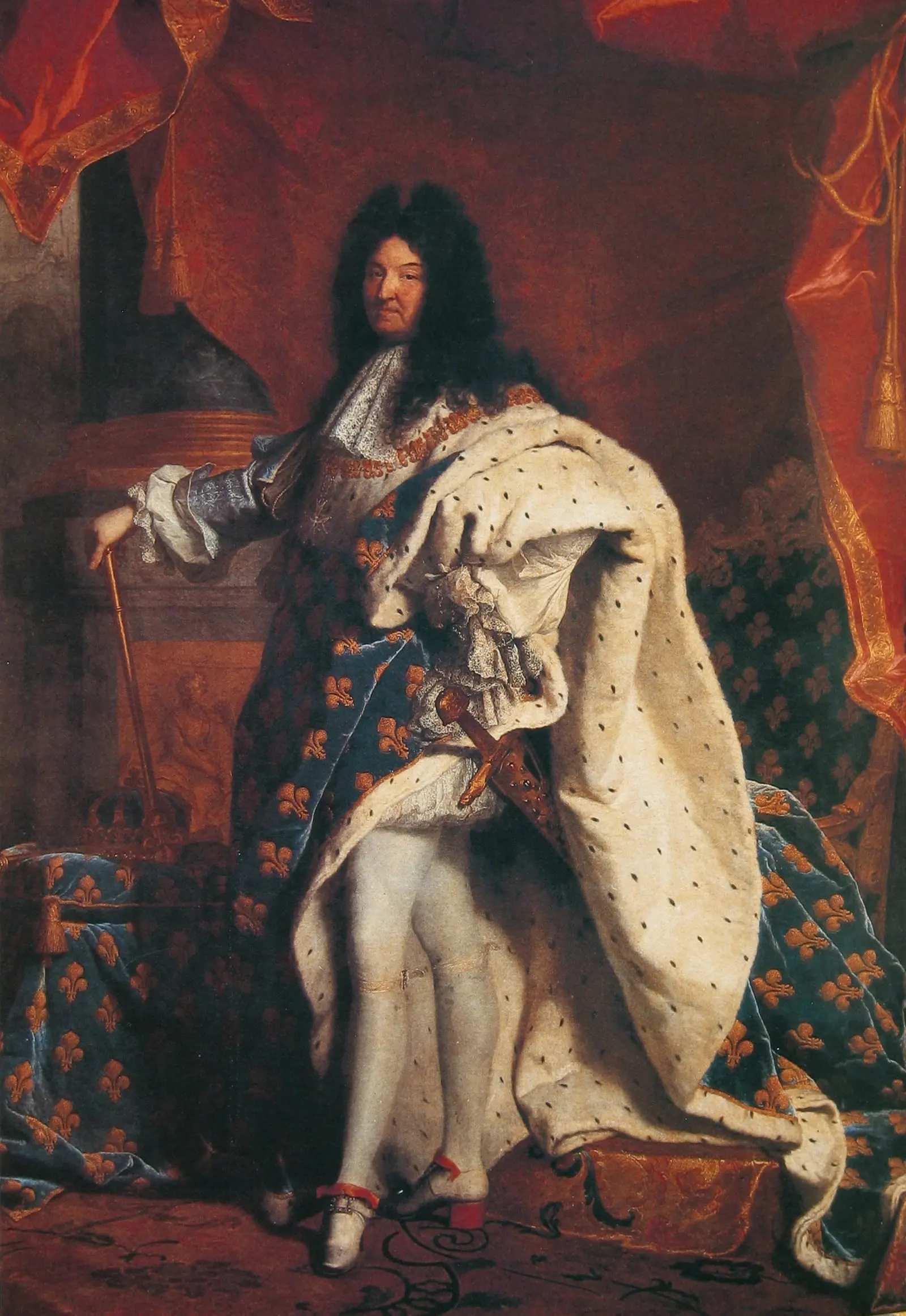 Louis XIV en costume de sacre, par Hyacinthe Rigaud