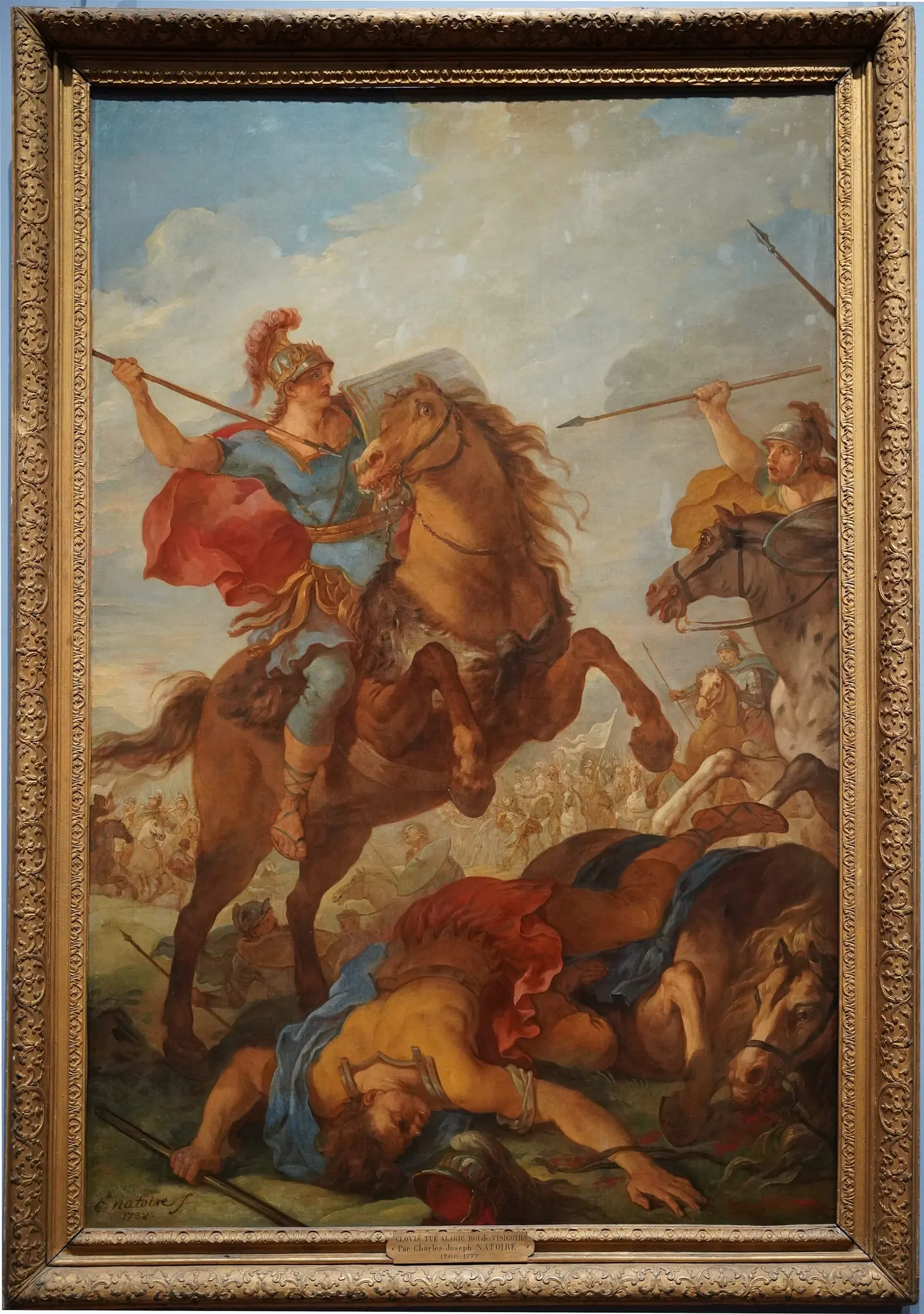 Clovis tuant Alaric II, par G.Garitan